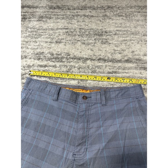Lot of 2 Tommy Bahama Shorts Mens 32 Gray Blue Chino Flat Front Stretch Casual - Picture 7 of 16